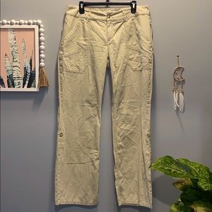 Michael Kors Cotton Beige Pants / Roll Up